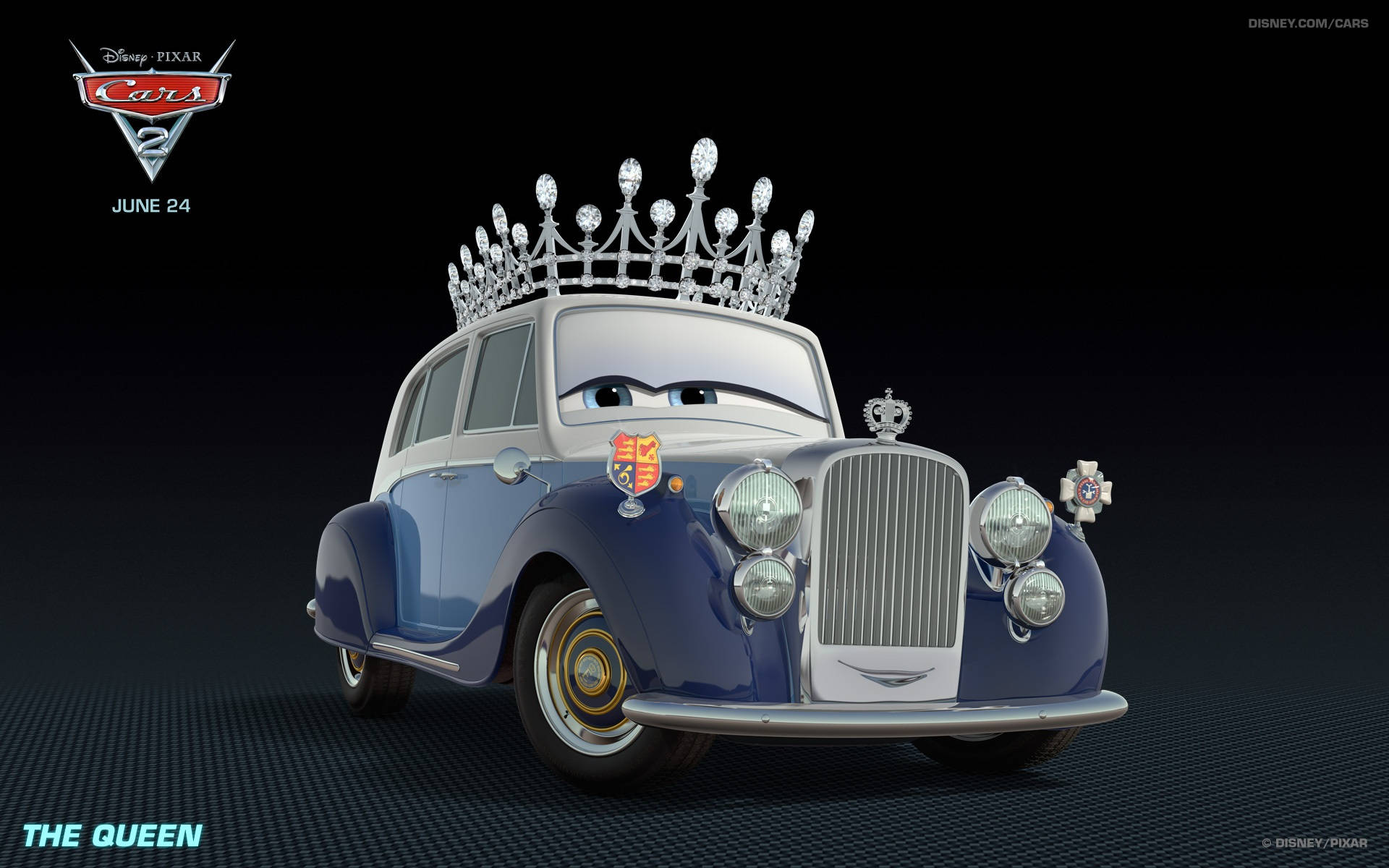 Королева з мультфільму Disney Pixar Тачки 2 Шпалери