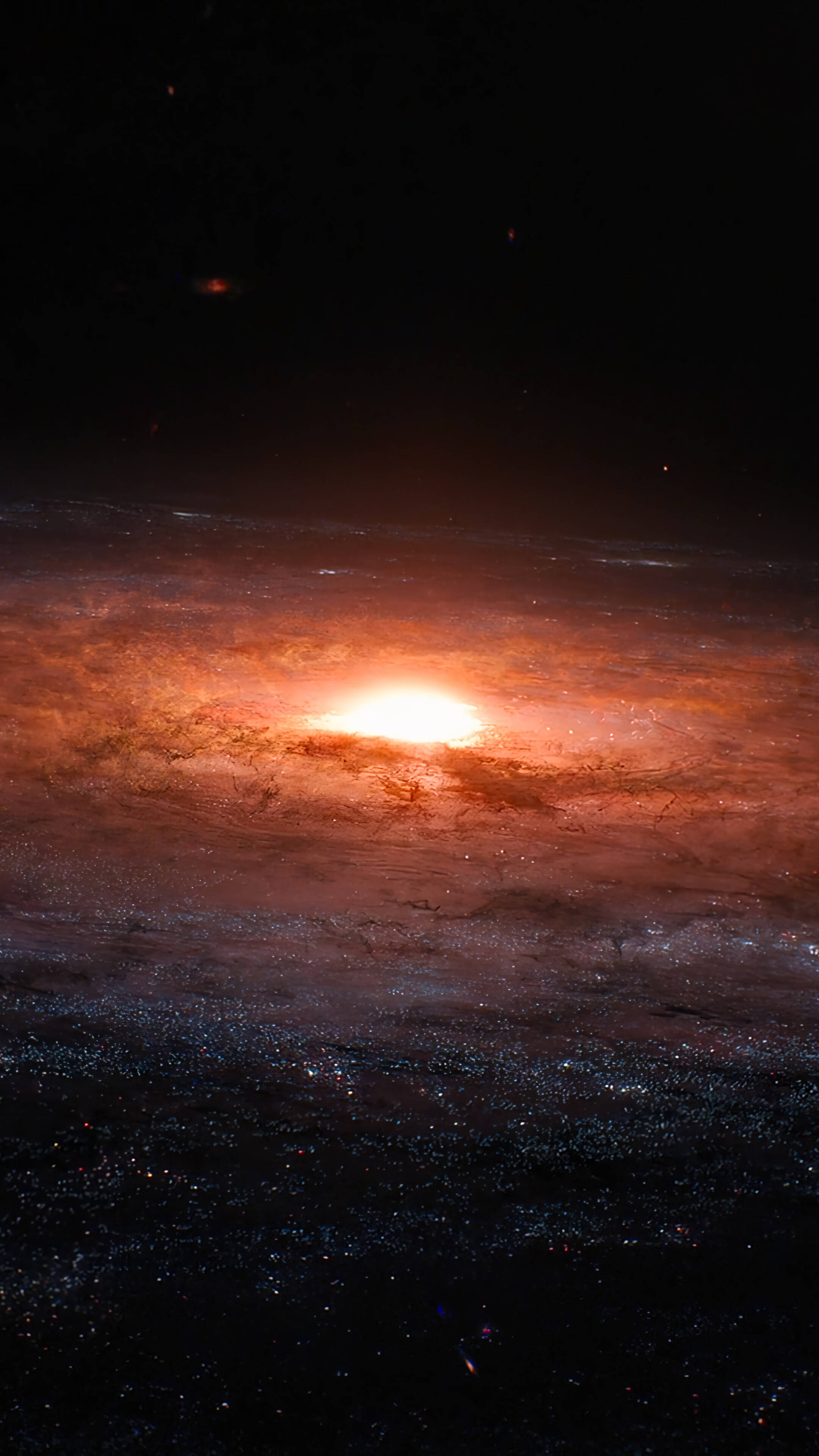 Космічний вихор 4K для телефону Шпалери