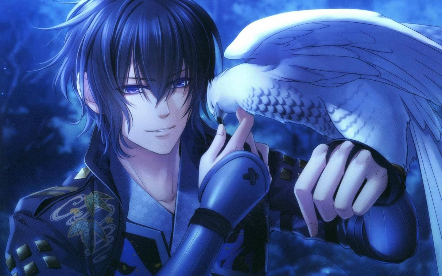 Красень аніме хлопець та орел шпалери