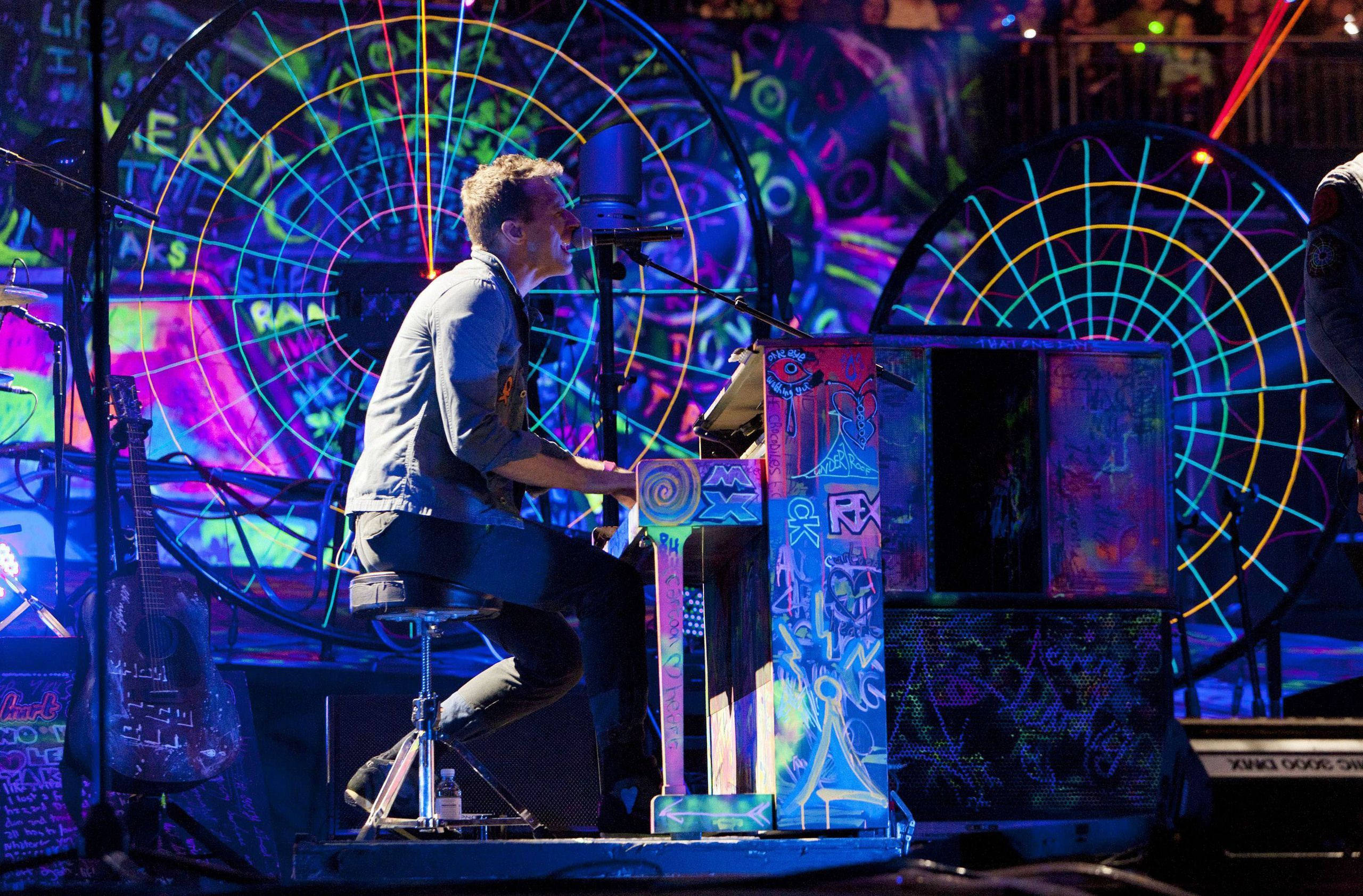 Крис Мартин Mylo Xyloto Шпалери