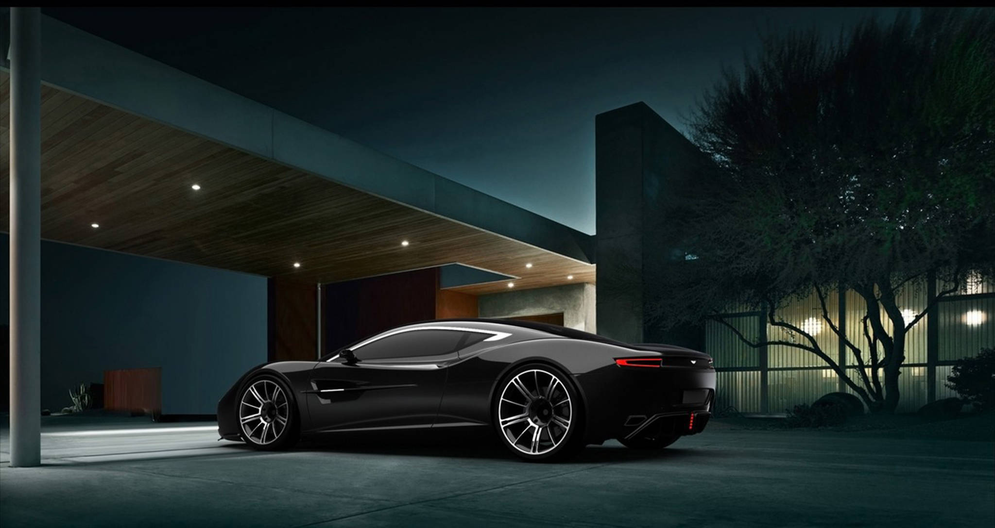 Крутий автомобіль Aston Martin Шпалери