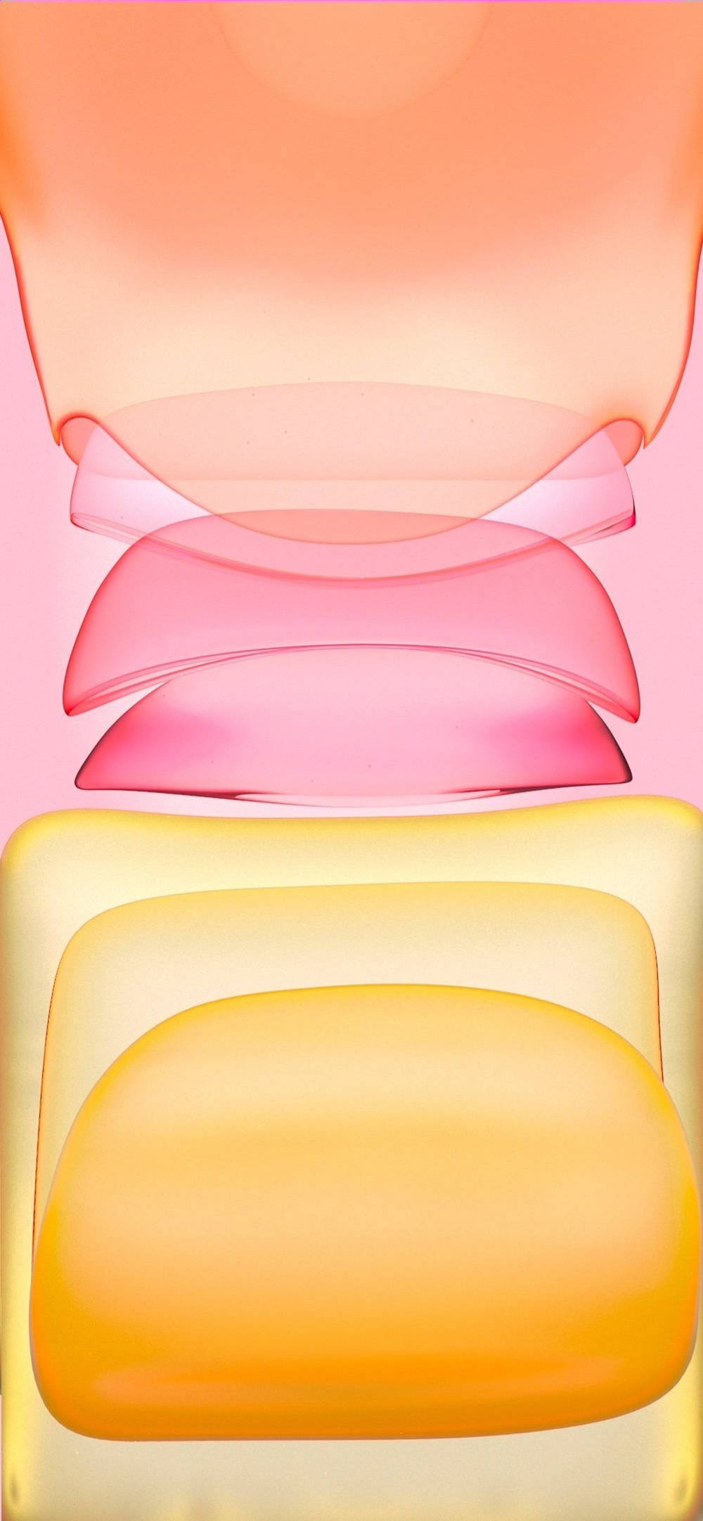 Круті різнокольорові плями Orange Pink Yellow для iPhone 11 Шпалери