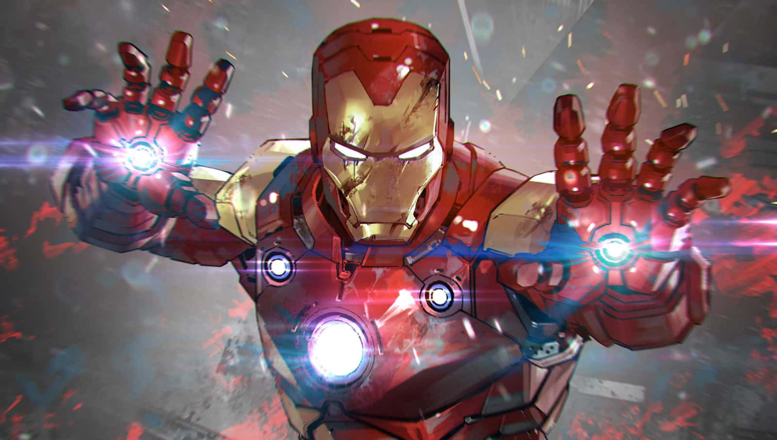 Культовий Залізна Людина в дії — найкращий герой Marvel Шпалери