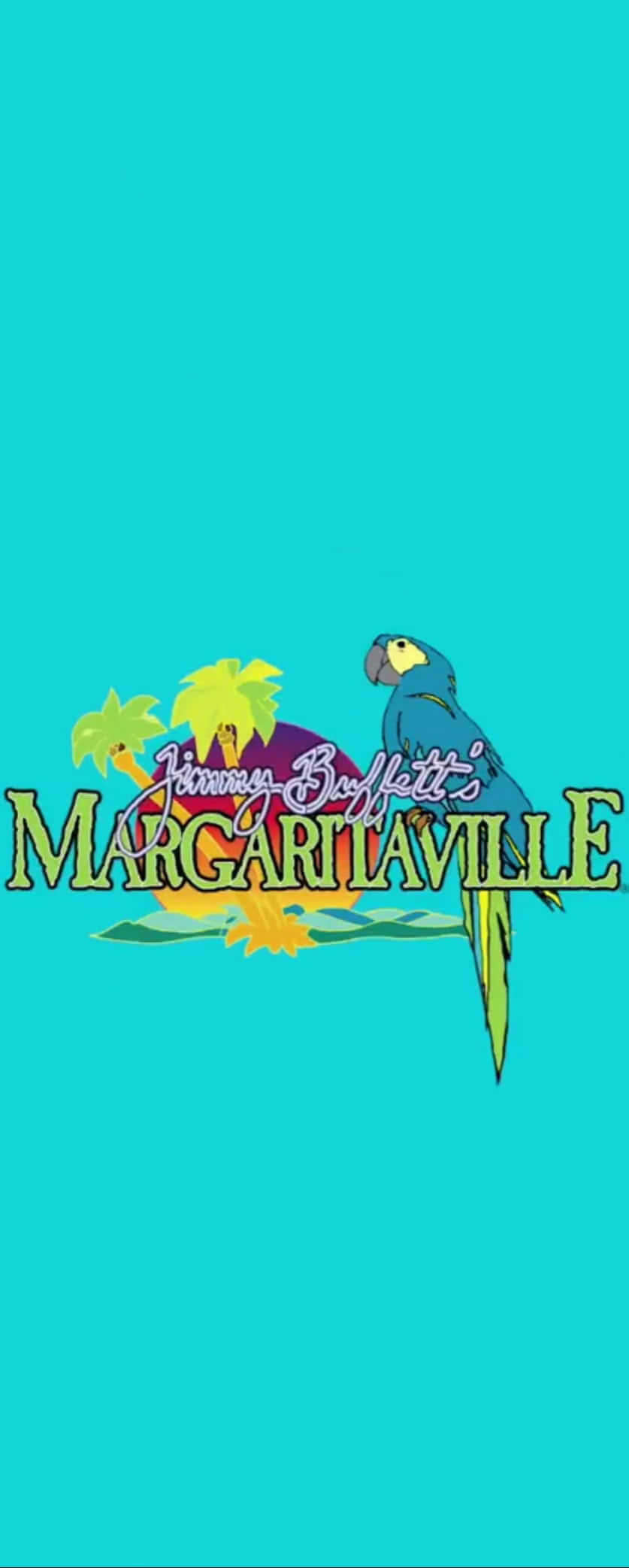 Культовий логотип Margaritaville Джимми Баффетта Шпалери