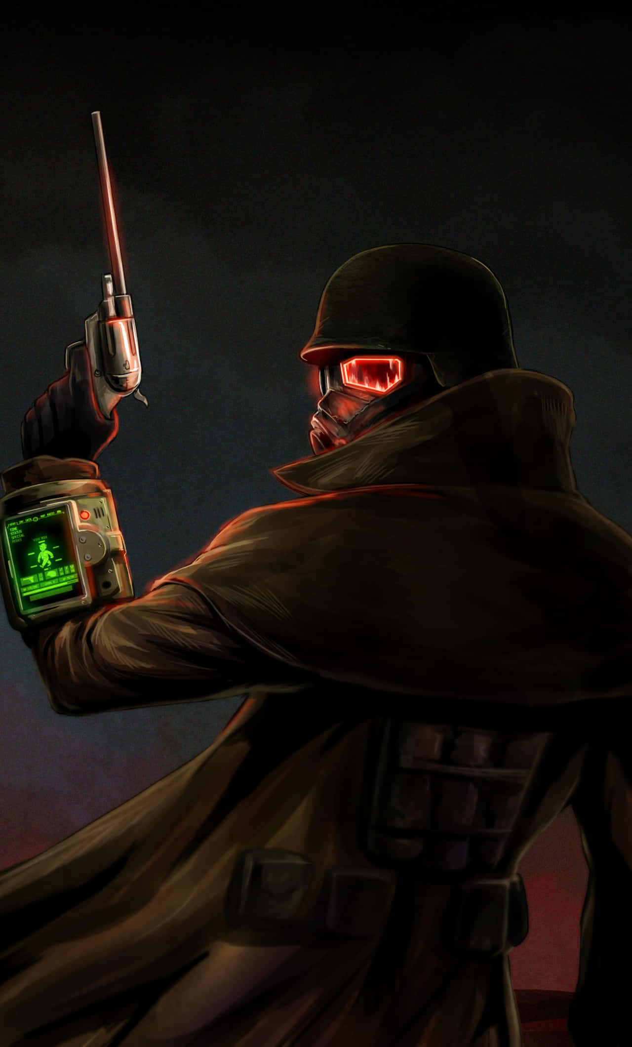 Курьер Fallout NV — телефон Шпалери