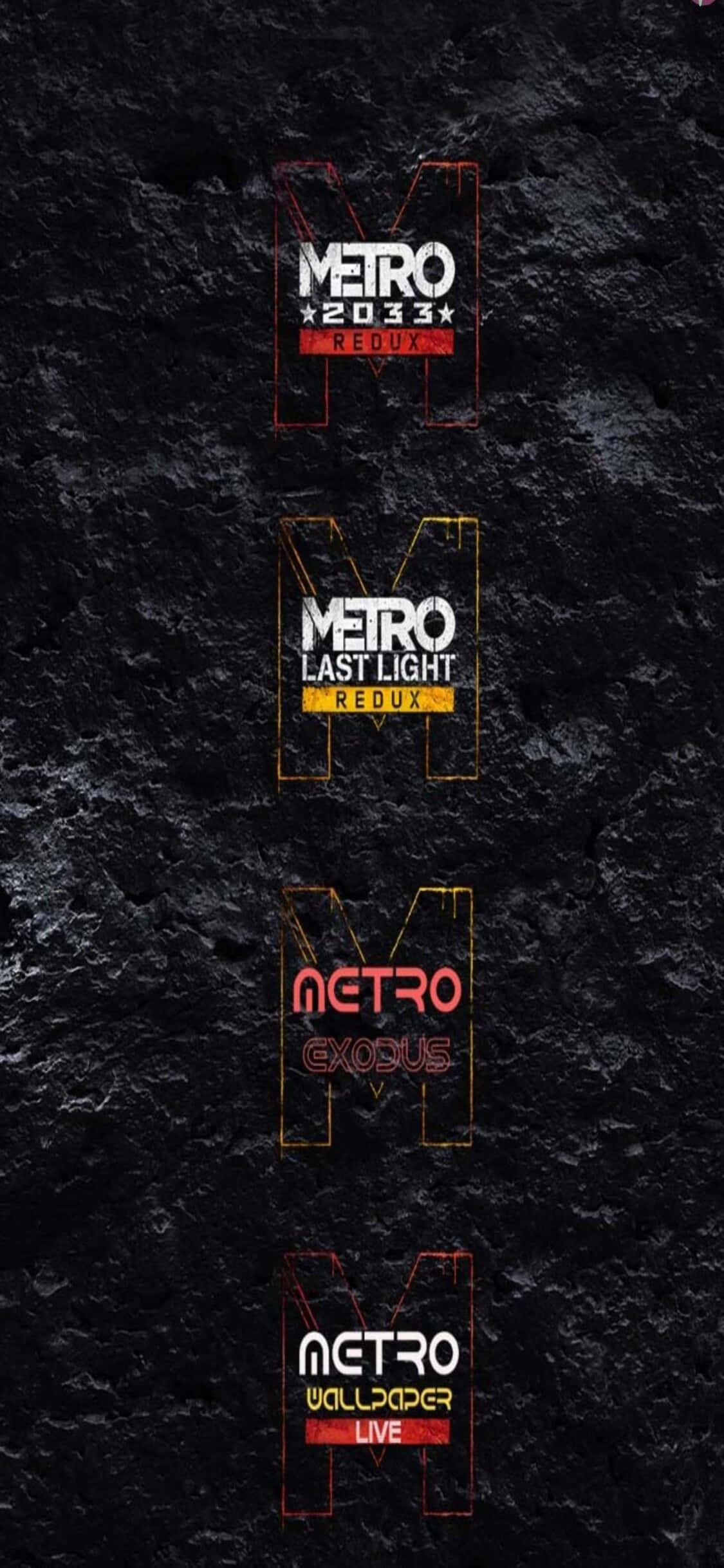 Линейка игр Metro iPhone X Metro Last Light Фон Шпалери
