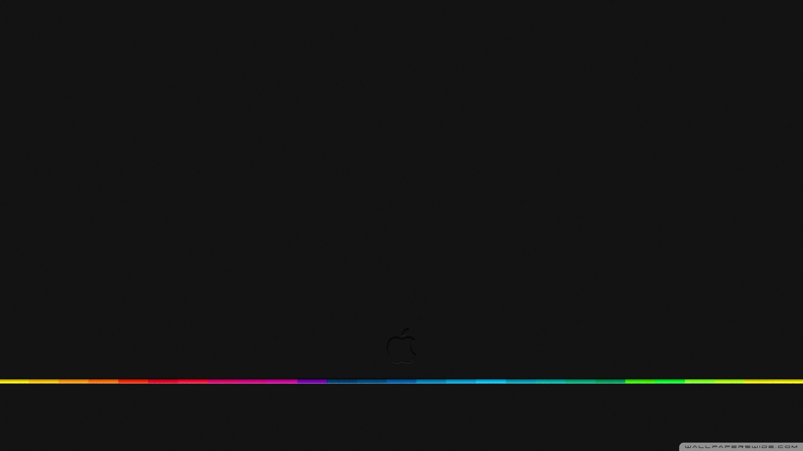 Логотип Apple з RGB лінією 4K Шпалери
