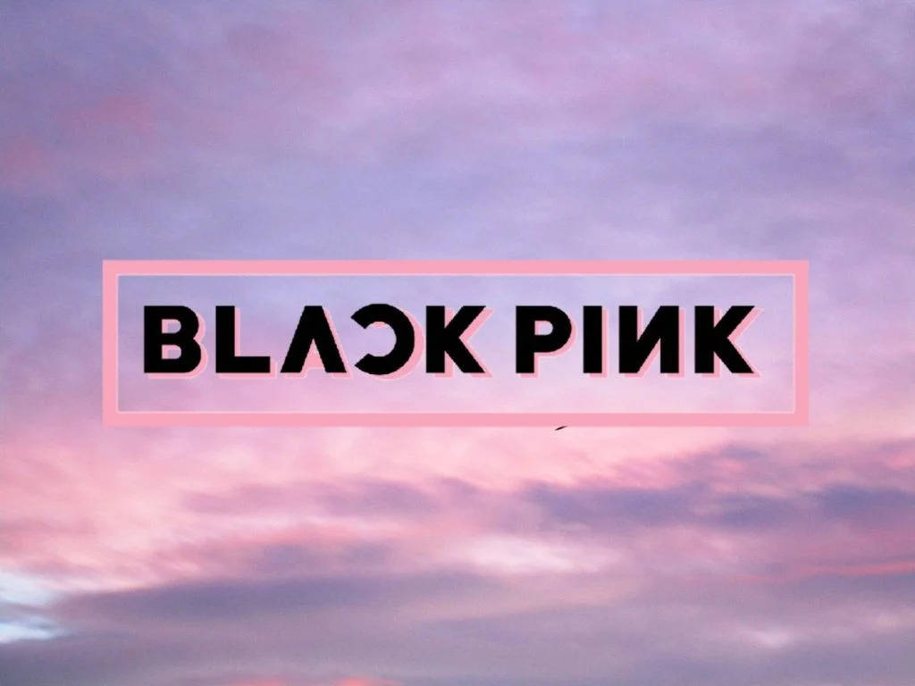 Логотип Blackpink на фоні пастельного неба — Blackpink Шпалери