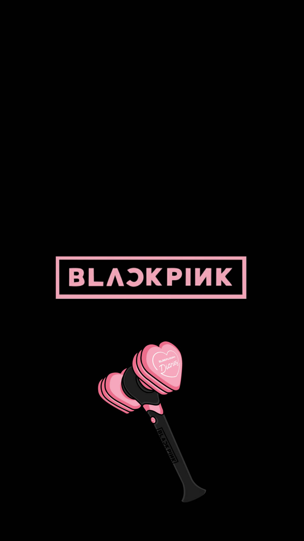 Логотип Blackpink із бі-пінг-бонгом Шпалери