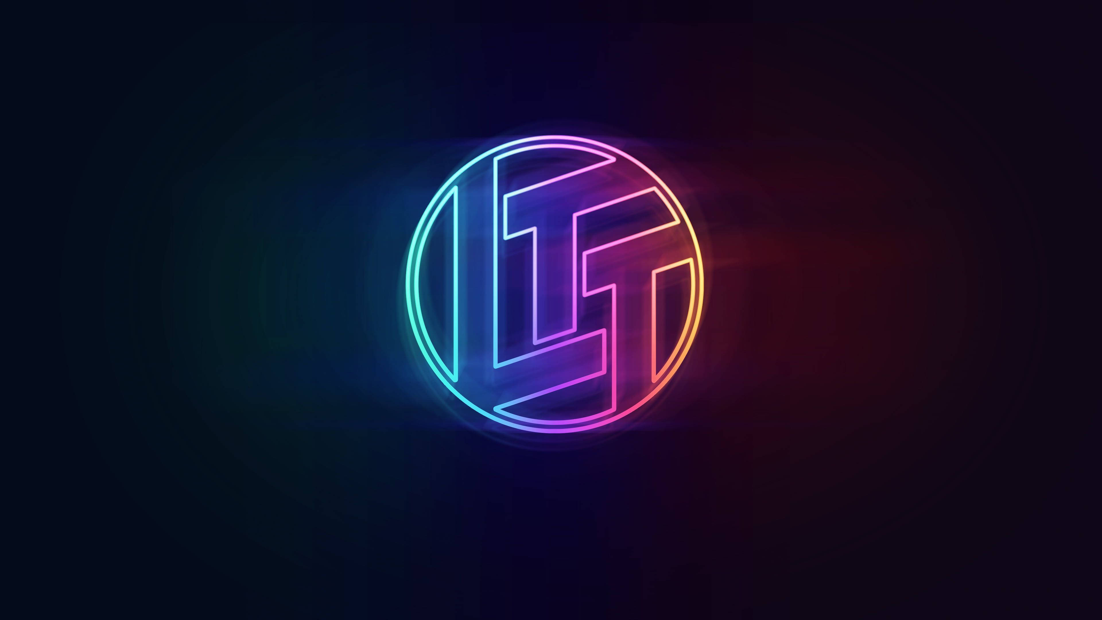 Логотип LTT RGB 4K Шпалери