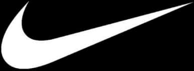 Логотип Nike Swoosh на чорному фоні Шпалери