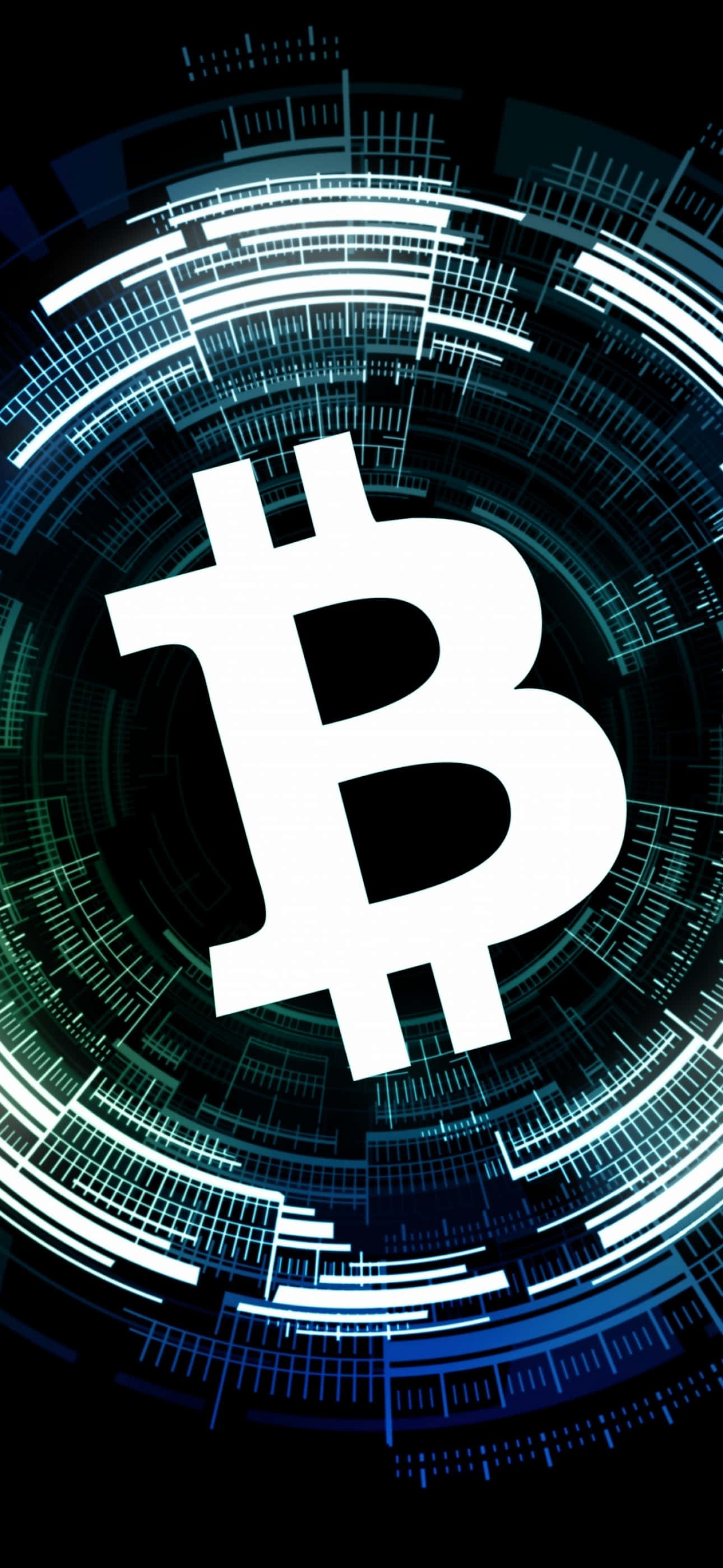 логотип биткоина на чорном фоне Шпалери
