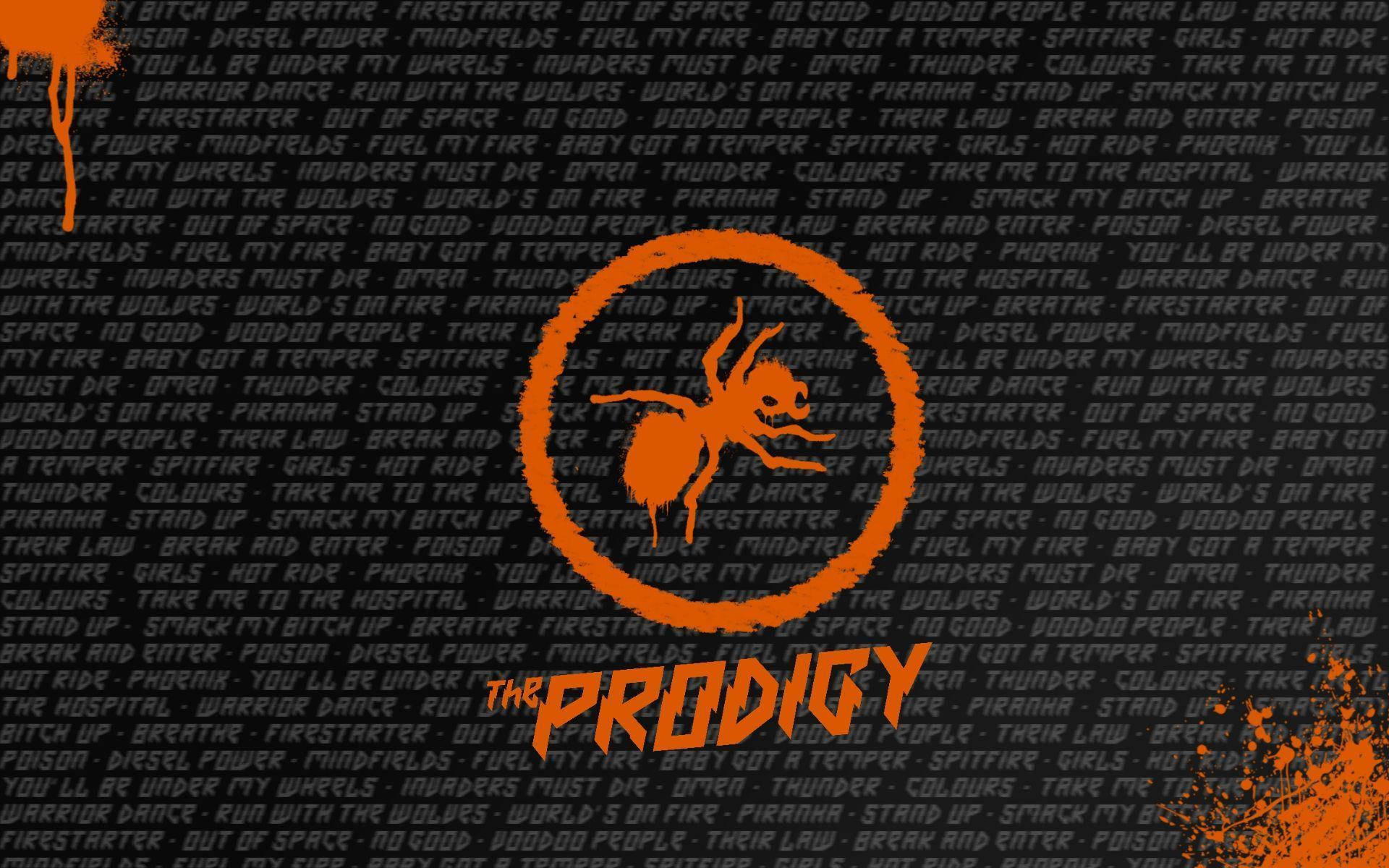 Логотип гурту The Prodigy Шпалери