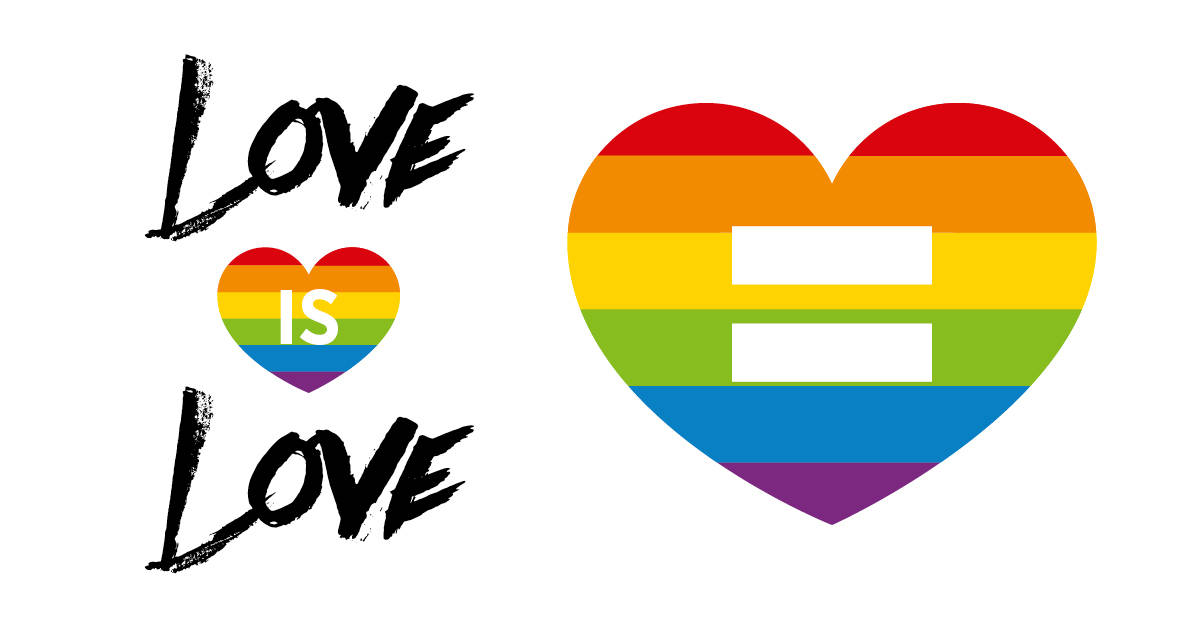 Любов є Любов Рівність LGBTQ Серце Шпалери