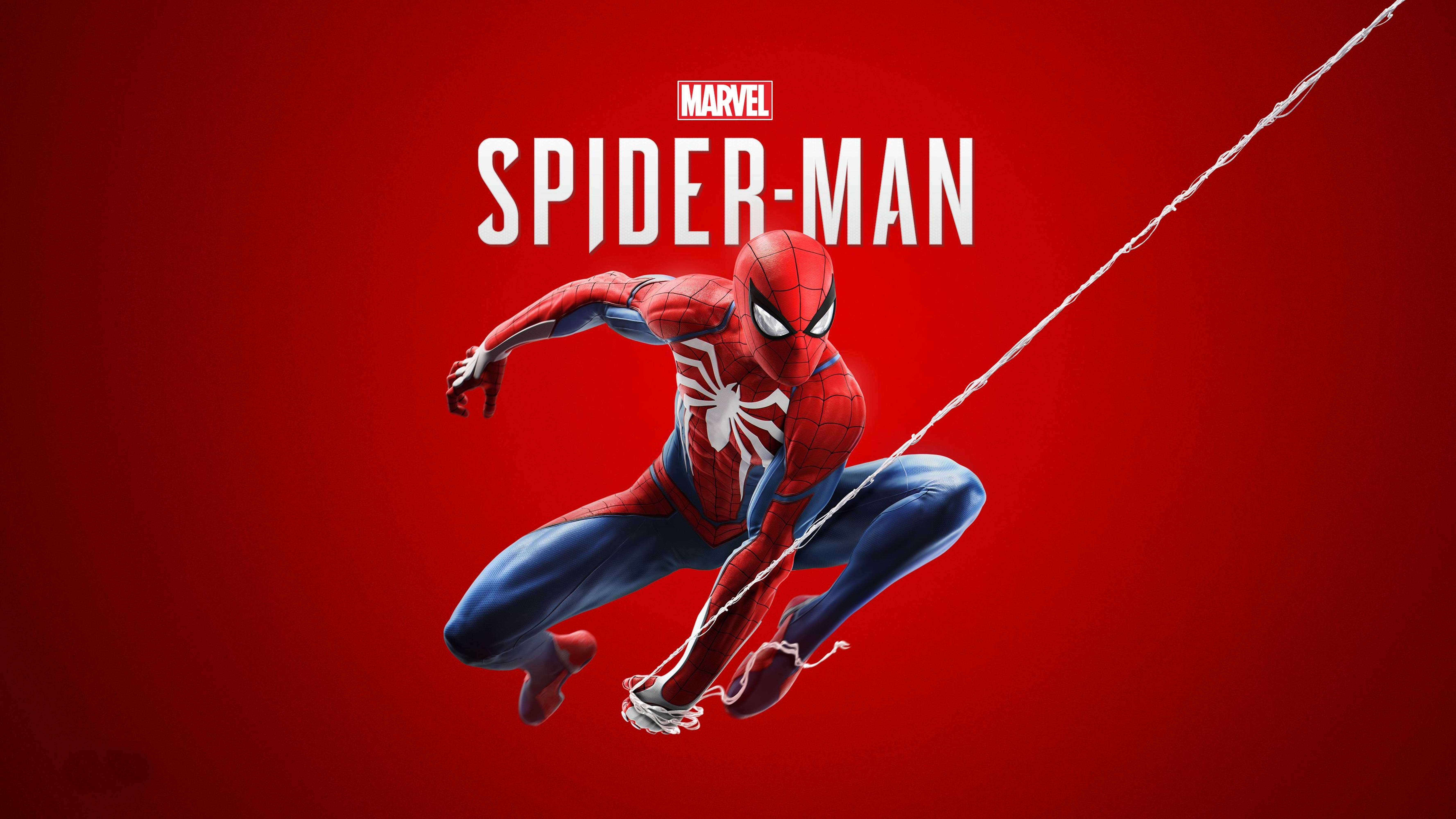Людина-павук Marvel 4K PS4 гра Шпалери