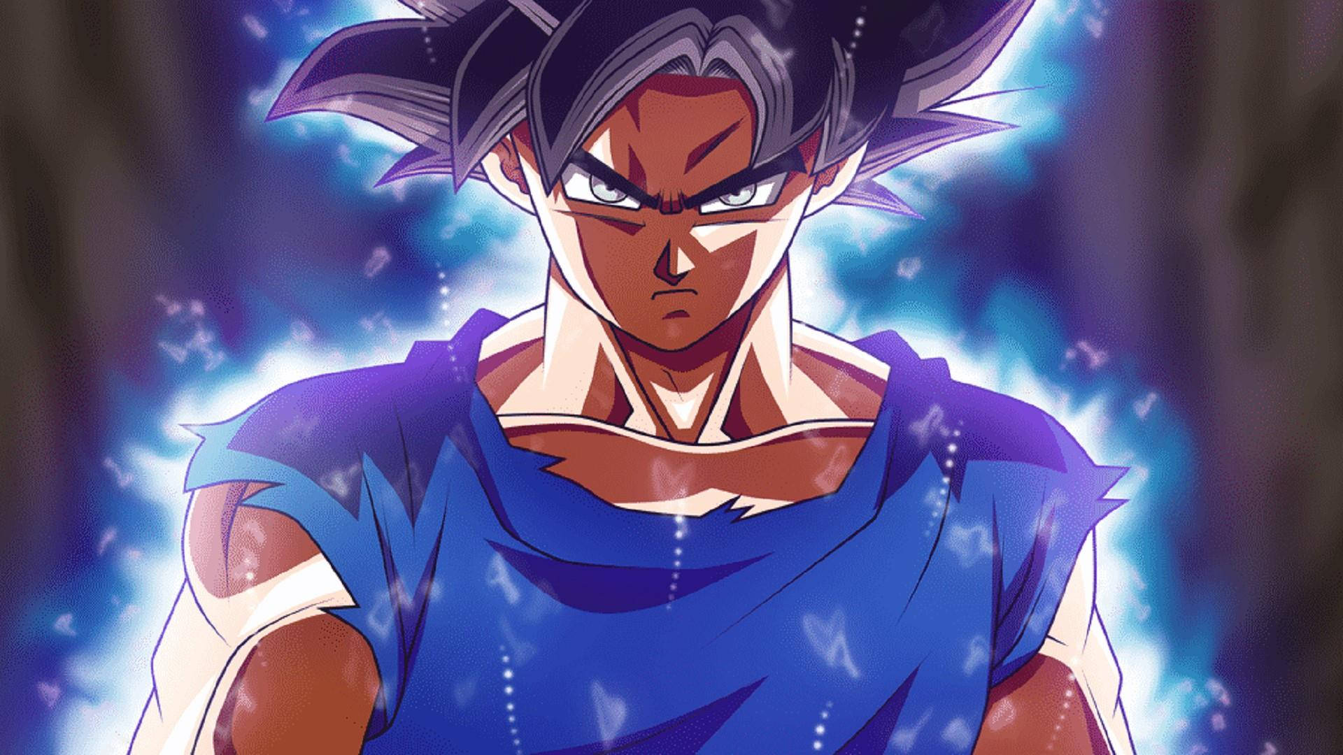 Лютий естетичний Гоку з Dragon Ball Super Шпалери
