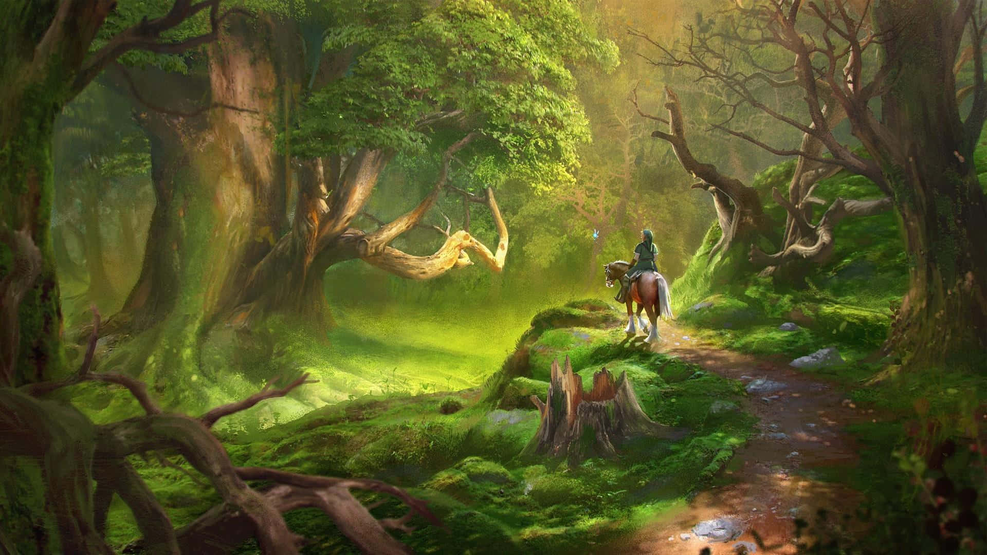 Лінк, відважний герой часу з Legend of Zelda Шпалери