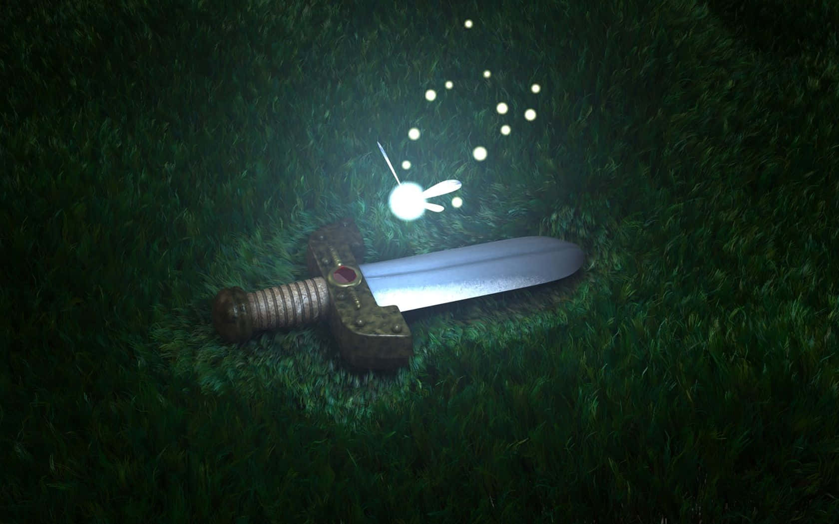 Лінк і легендарний Трифорс із The Legend of Zelda Шпалери