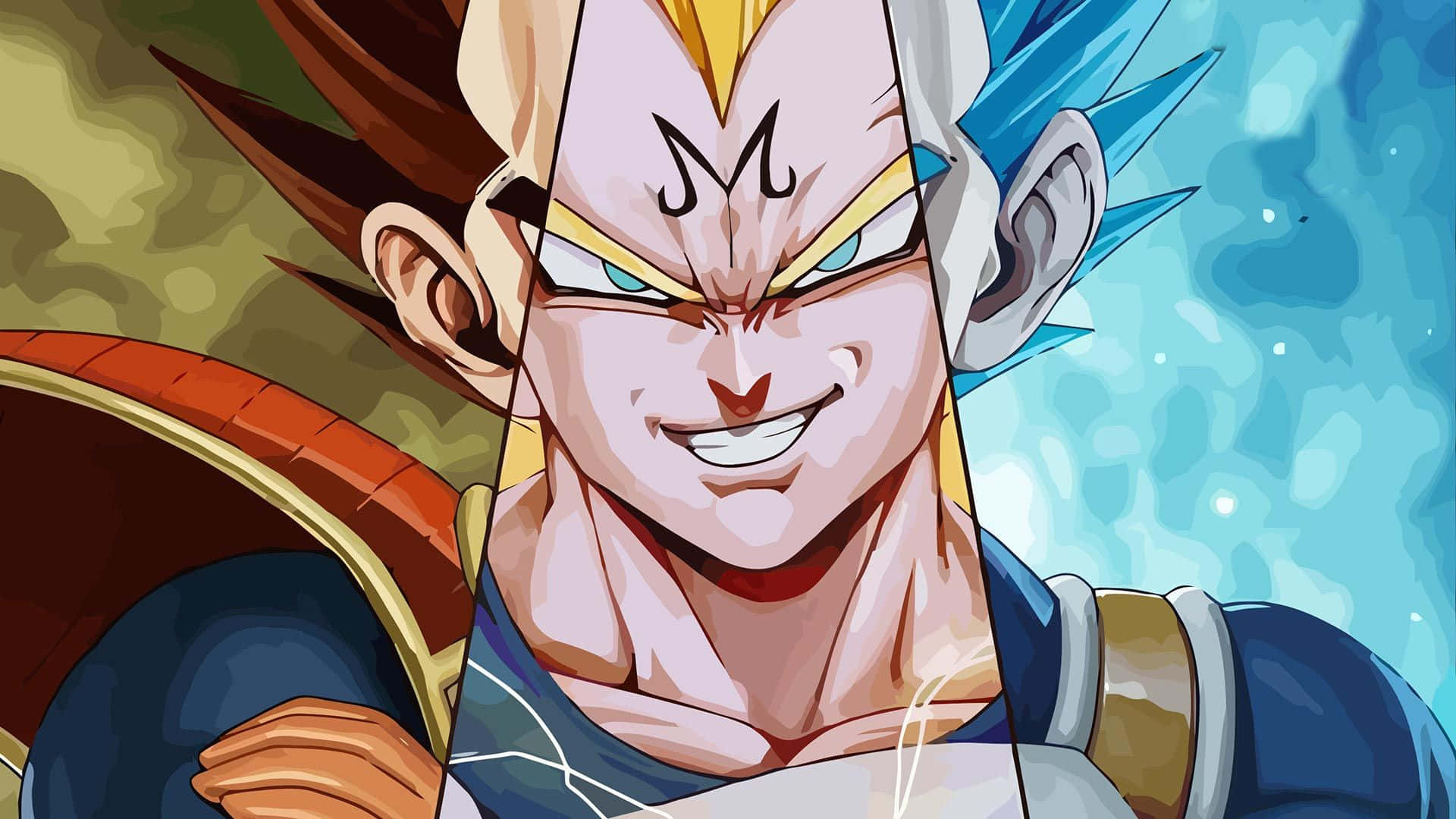 Маджін Вегета — Dragon ball z GIF Шпалери