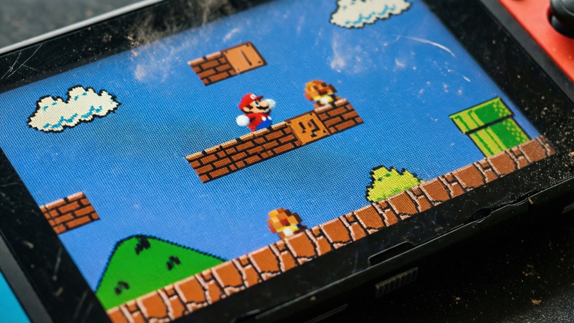 Макро знімок екрану Nintendo Switch Шпалери