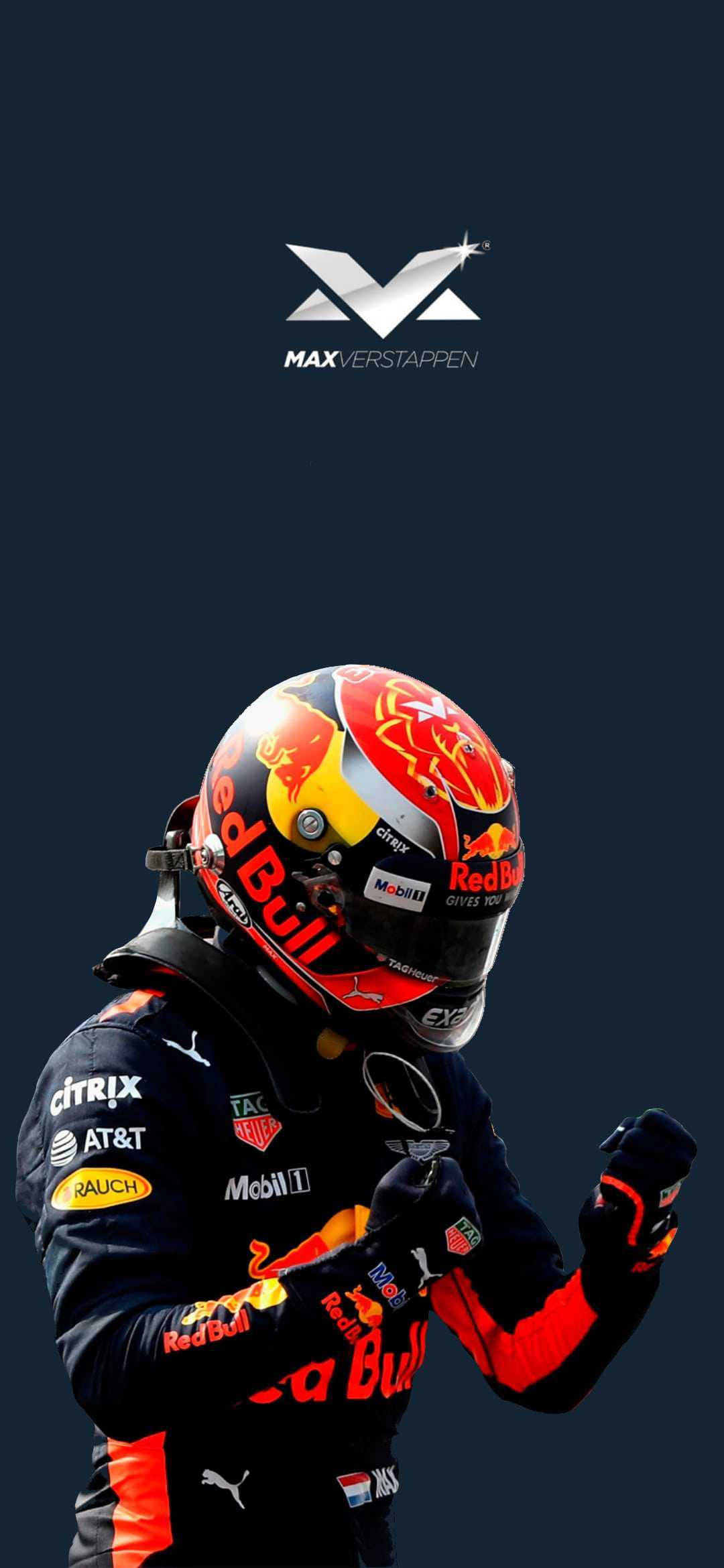 Макс Ферстаппен у формі Red Bull Racing Шпалери