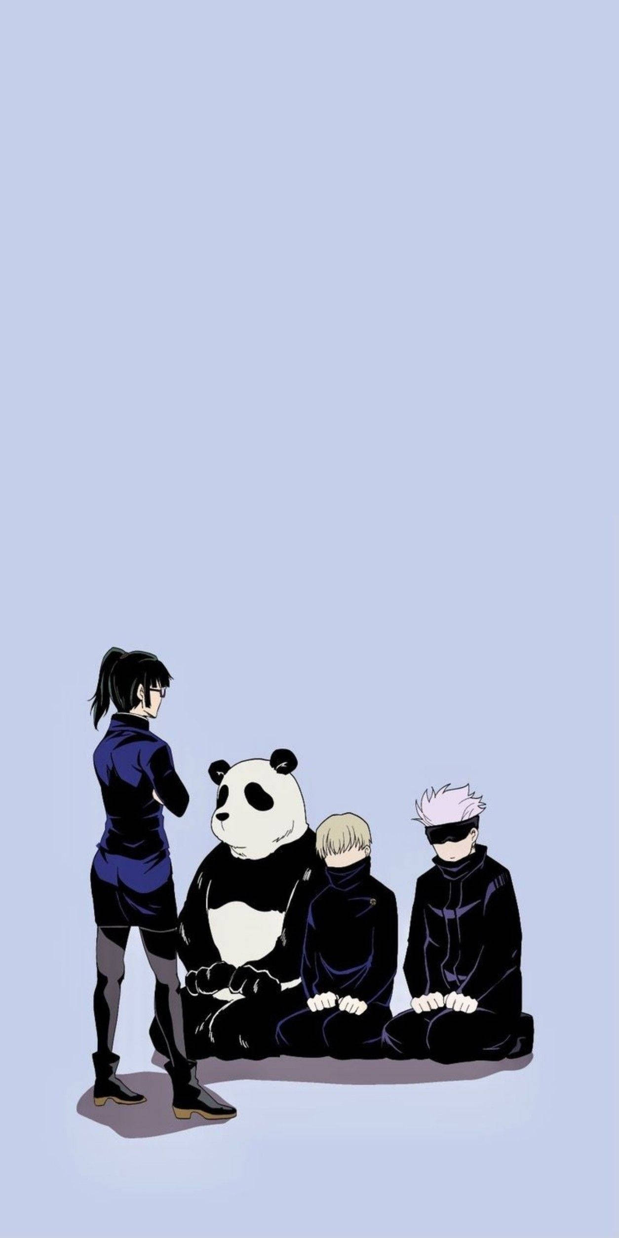 Макі Дзенін в бою — заставка для телефону Jujutsu Kaisen Шпалери