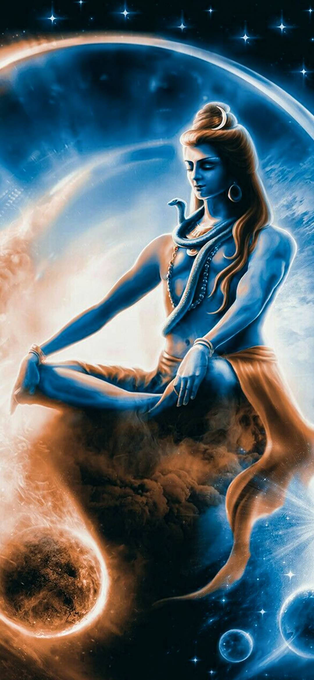Махакал Галактика Арт Шпалери