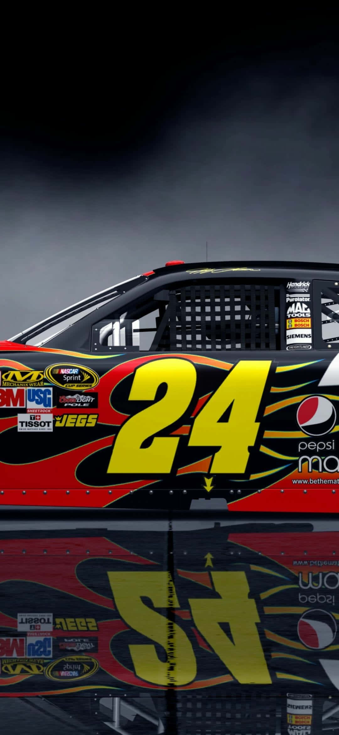 Мгновенно загрузите любимые обои Nascar для iPhone Шпалери