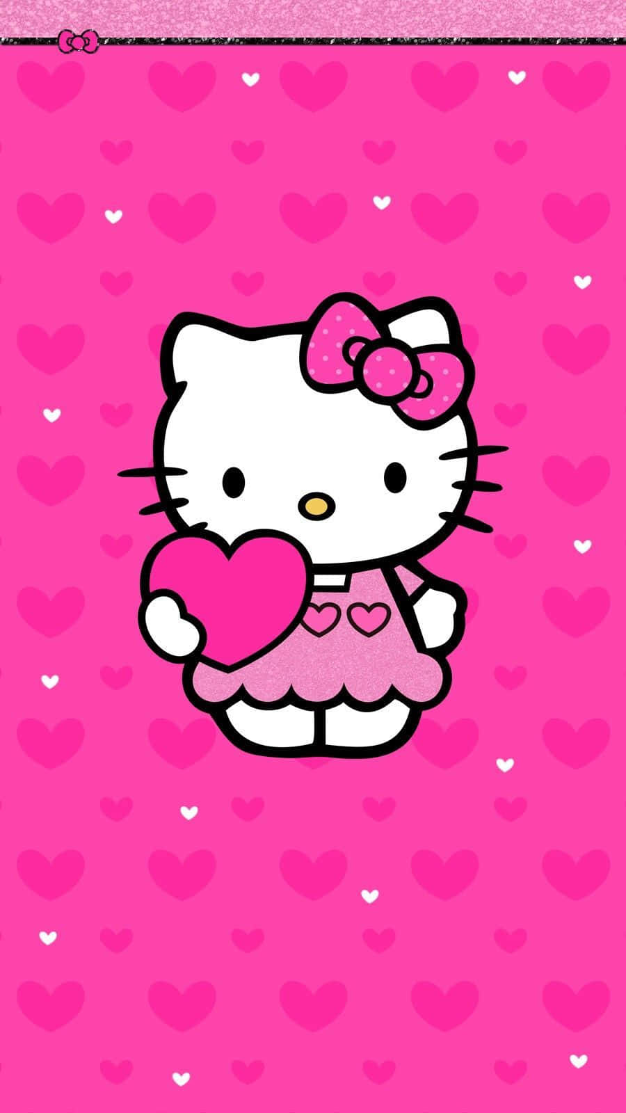 Мила Hello Kitty насолоджується теплим літнім днем Шпалери