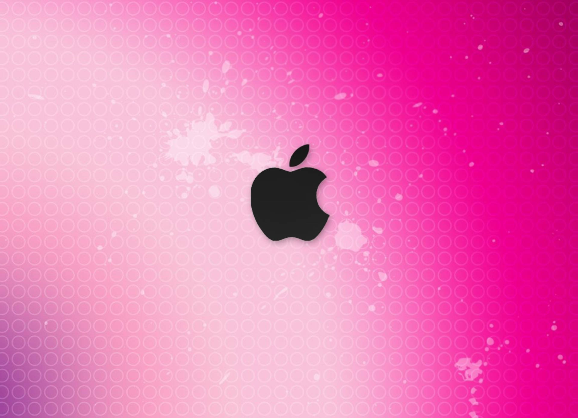 Милий рожевий логотип Apple Шпалери