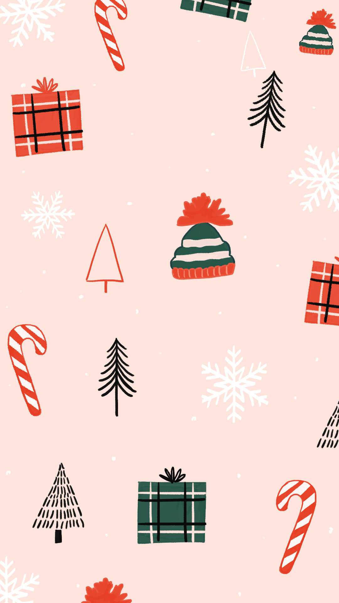 Милий різдвяний дизайн Шпалери