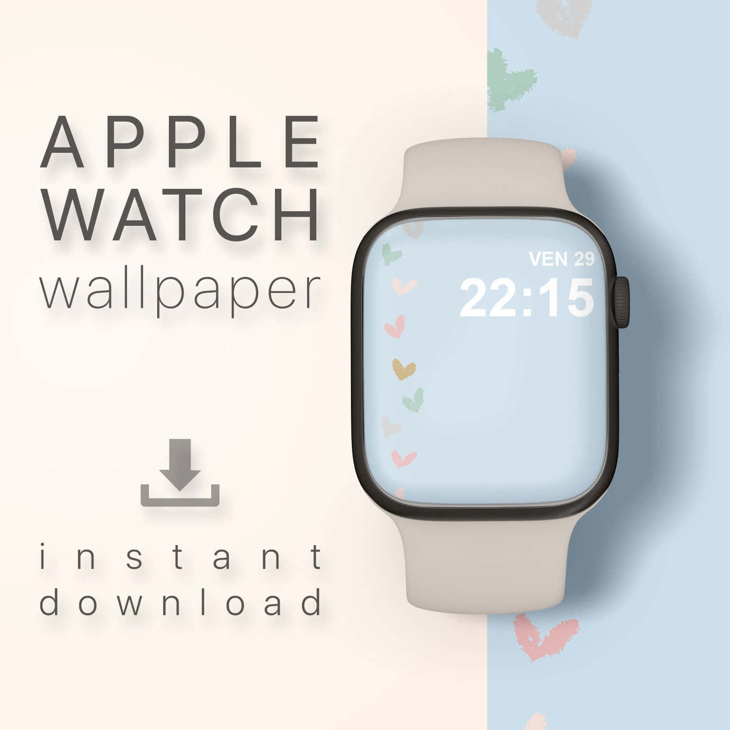 Милый циферблат Apple Watch с растением Шпалери