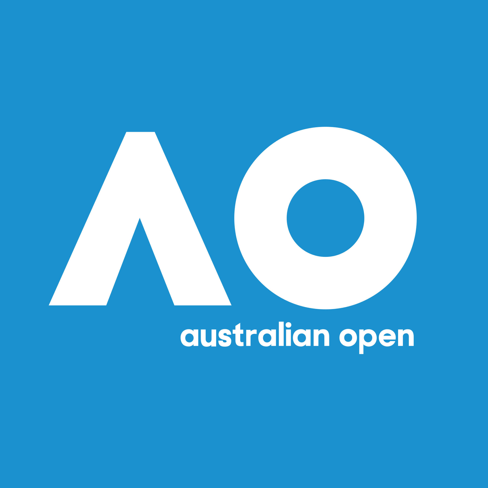 Минималистичный логотип Australian Open Шпалери