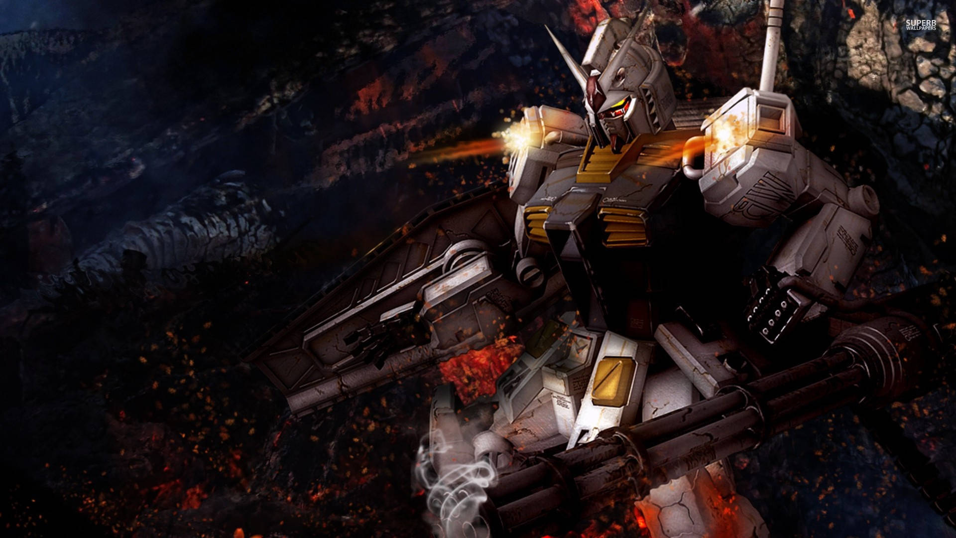 Мобільний костюм Gundam цифрове мистецтво — Гундам гіф Шпалери