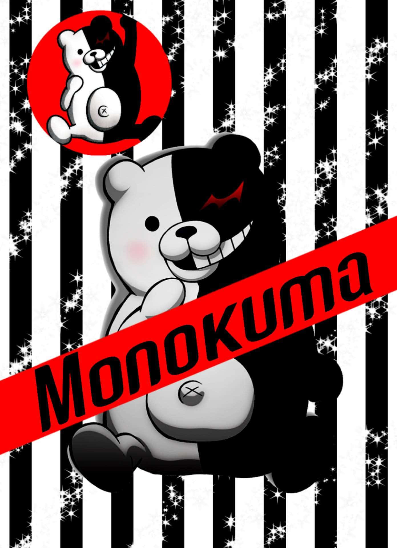 Монокума Постер аніме Danganronpa Шпалери