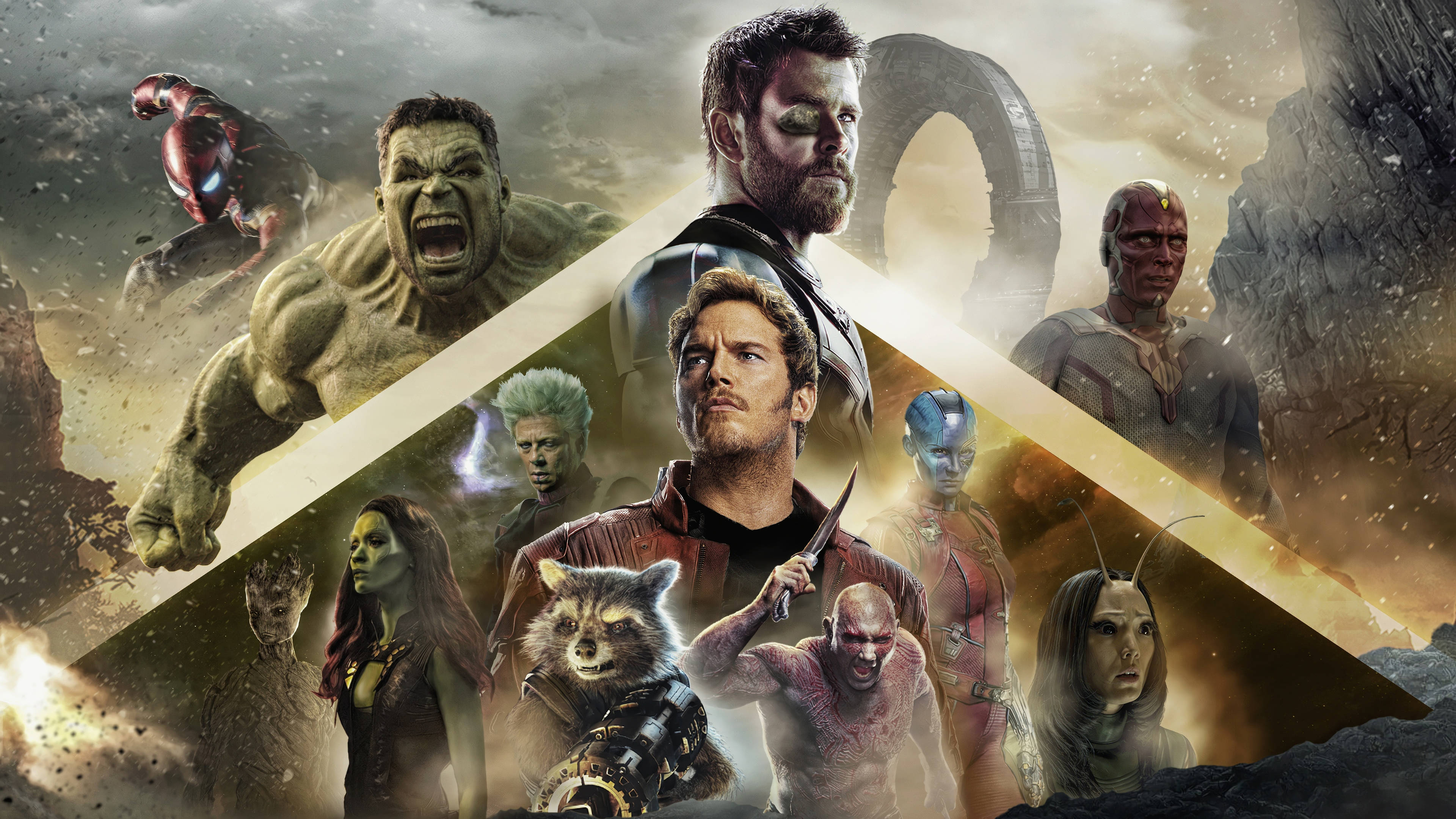 Монтування робочого столу Marvel 2 Шпалери