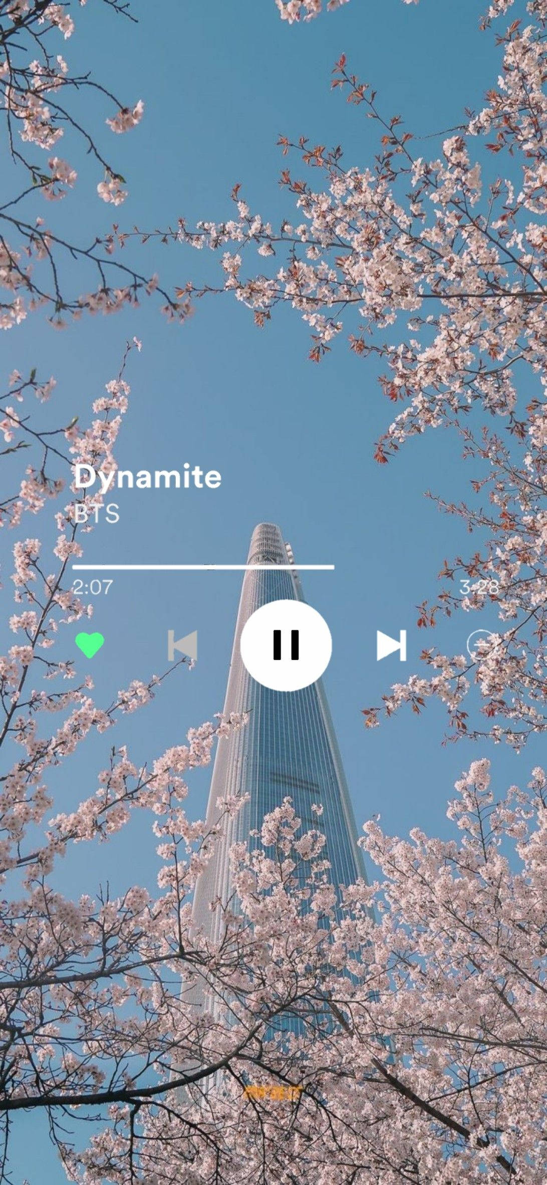 Музыкальная Эстетика BTS Dynamite Шпалери