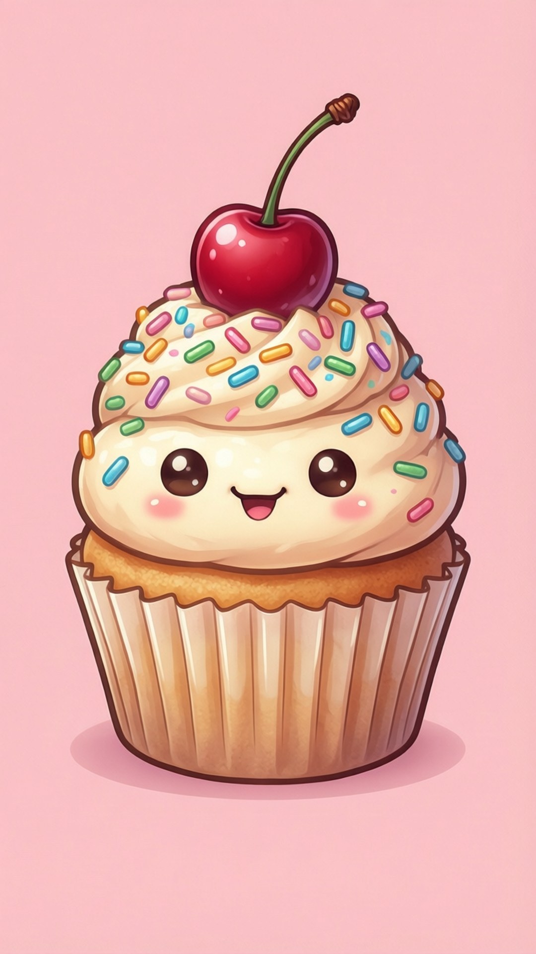 Мілашка-кекс с посмішкою Шпалери