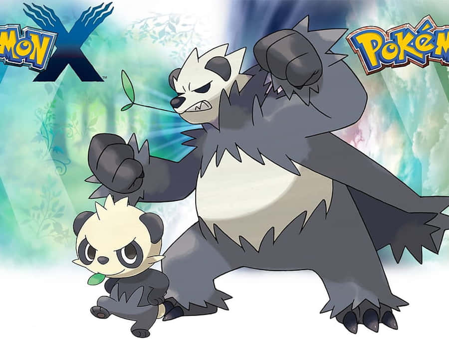 Напряженная битва Панчама и Пангоро, Pokemon X и Y Шпалери