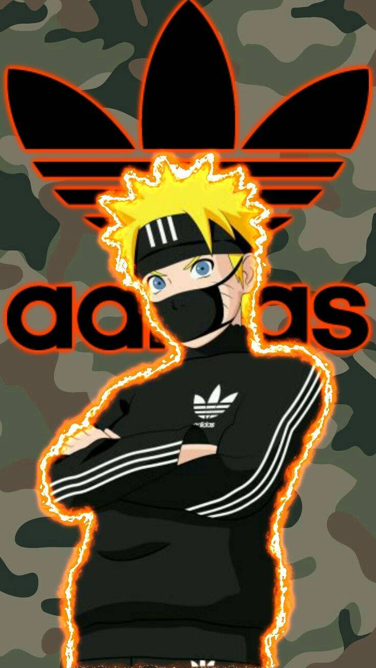 Наруто Supreme Adidas Шпалери