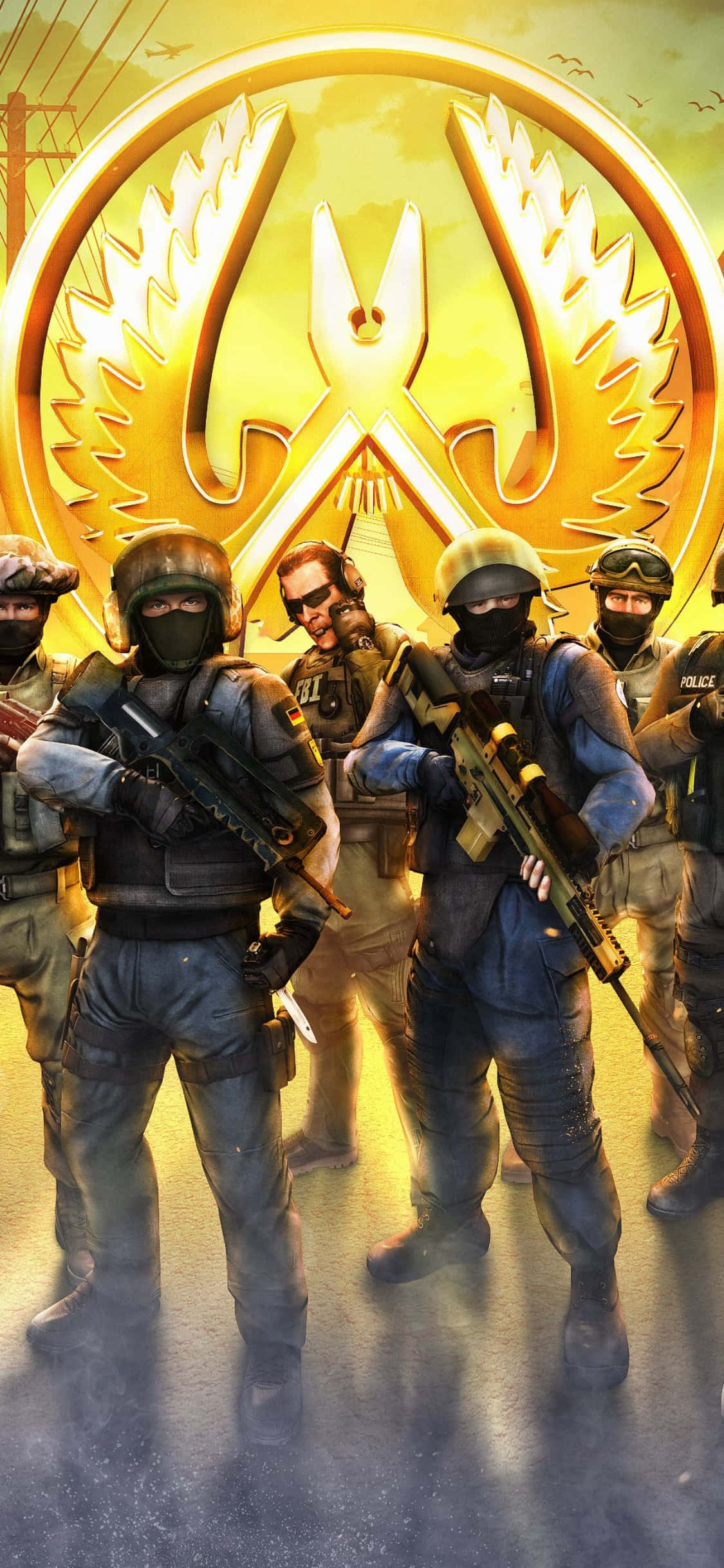 Наслаждайтесь Counter-Strike Global Offensive с iPhone Xs Шпалери