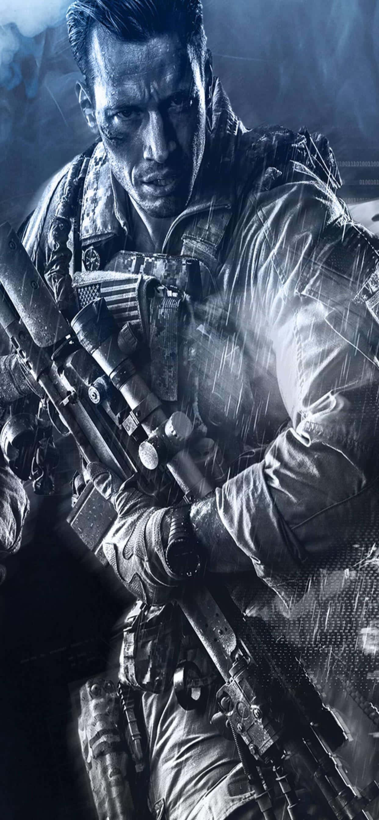 Наслаждайся игрой в Ultra HD с Apple iPhone Xs Max и Battlefield 4 Шпалери