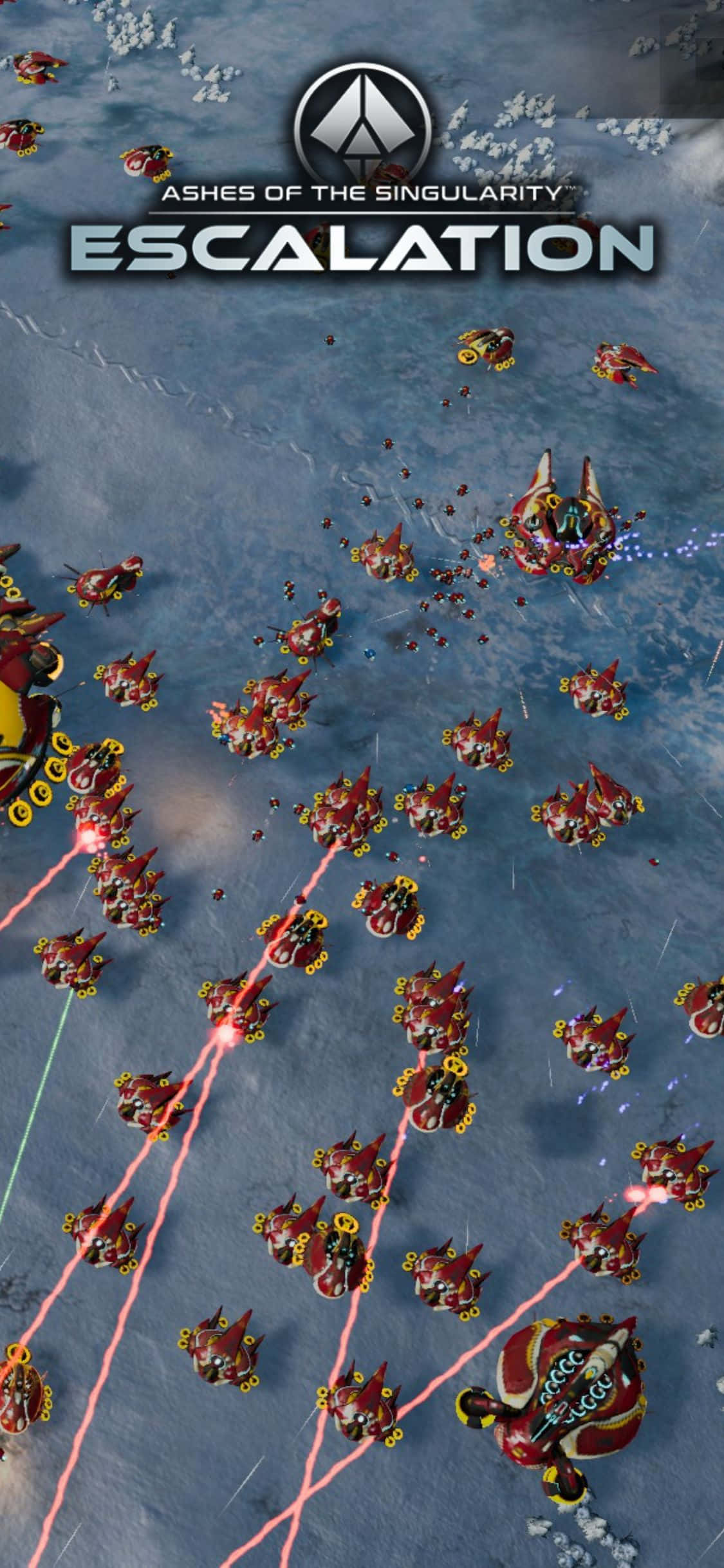 Наслаждайтесь высококачественной графикою Ashes Of The Singularity Escalation на iPhone X Шпалери