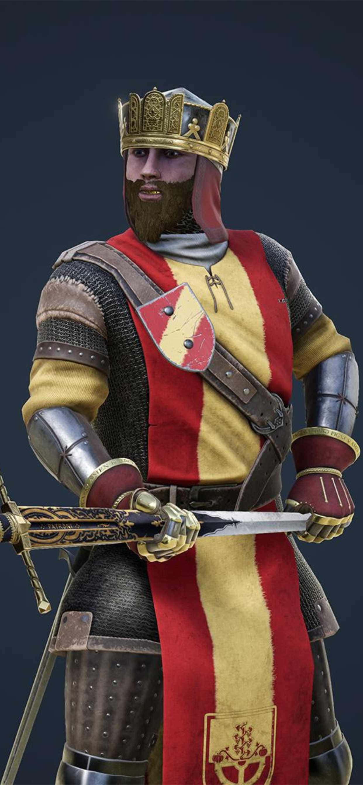 Наслаждайтесь захватывающей игрой на Apple iPhone Xs Max с Mordhau Шпалери