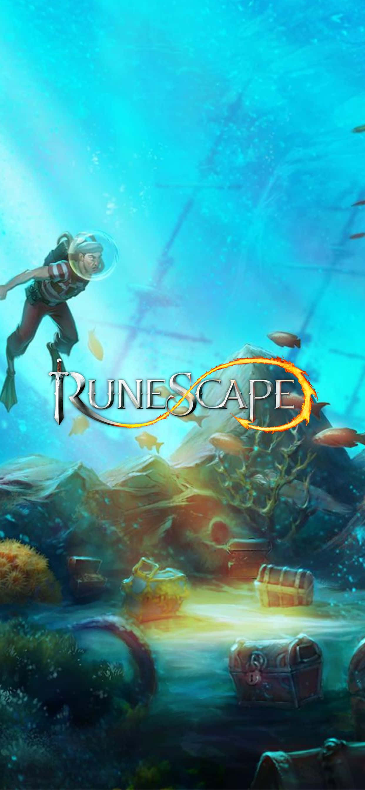 Наслаждайтесь ігровим опытом на новому iPhone Xs Max с Runescape Шпалери