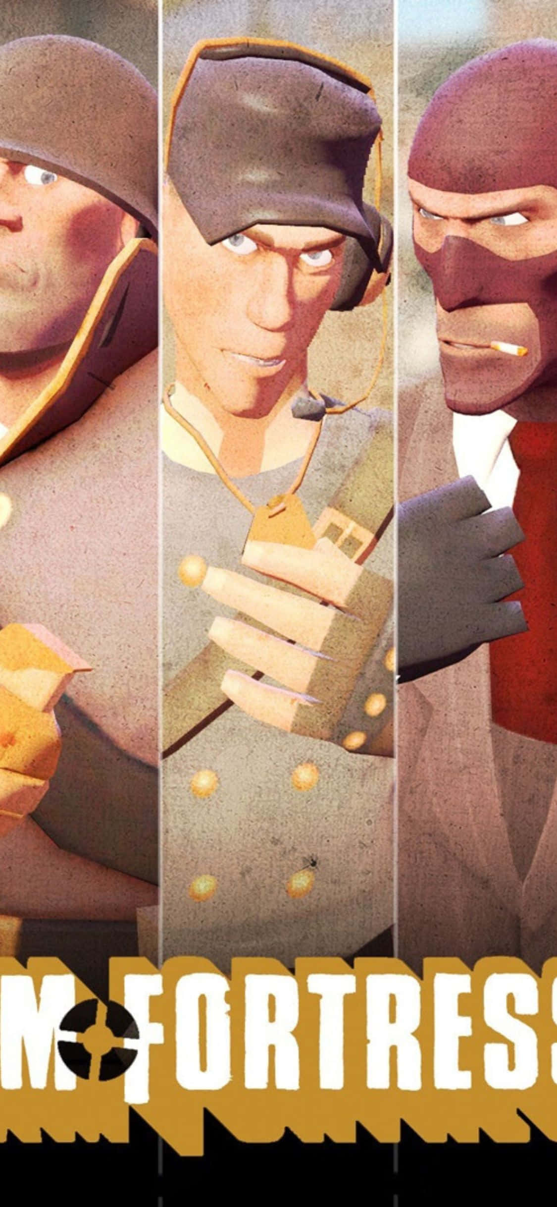 Наслаждайтесь часами захватывающего развлечения с iPhone Xs и Team Fortress 2 Шпалери