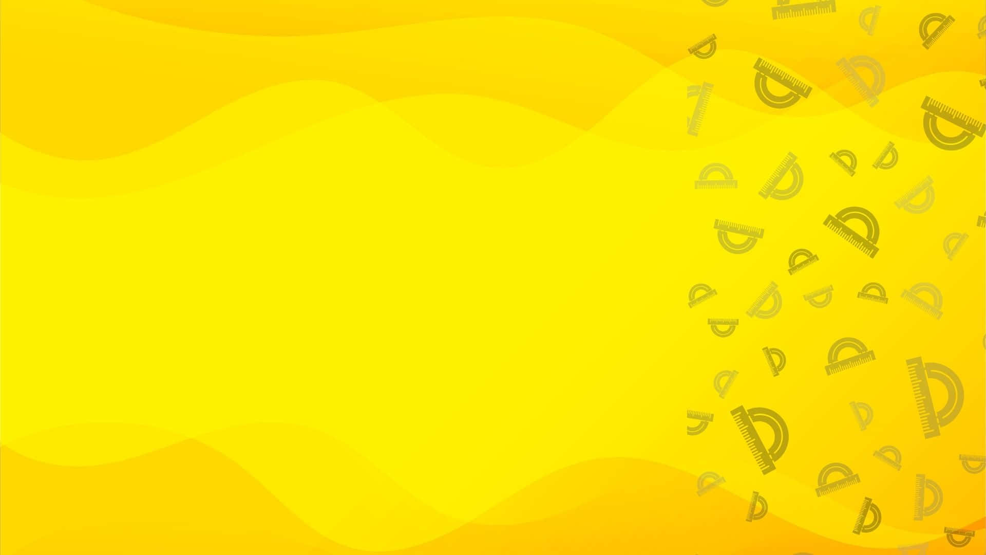 Насолоджуйтесь літнім настроєм із жовтим естетичним фоном Шпалери