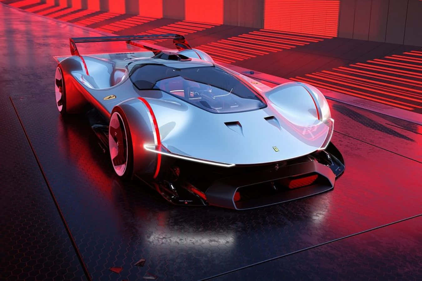 Насолоджуючись вітром в культовому Ferrari Шпалери