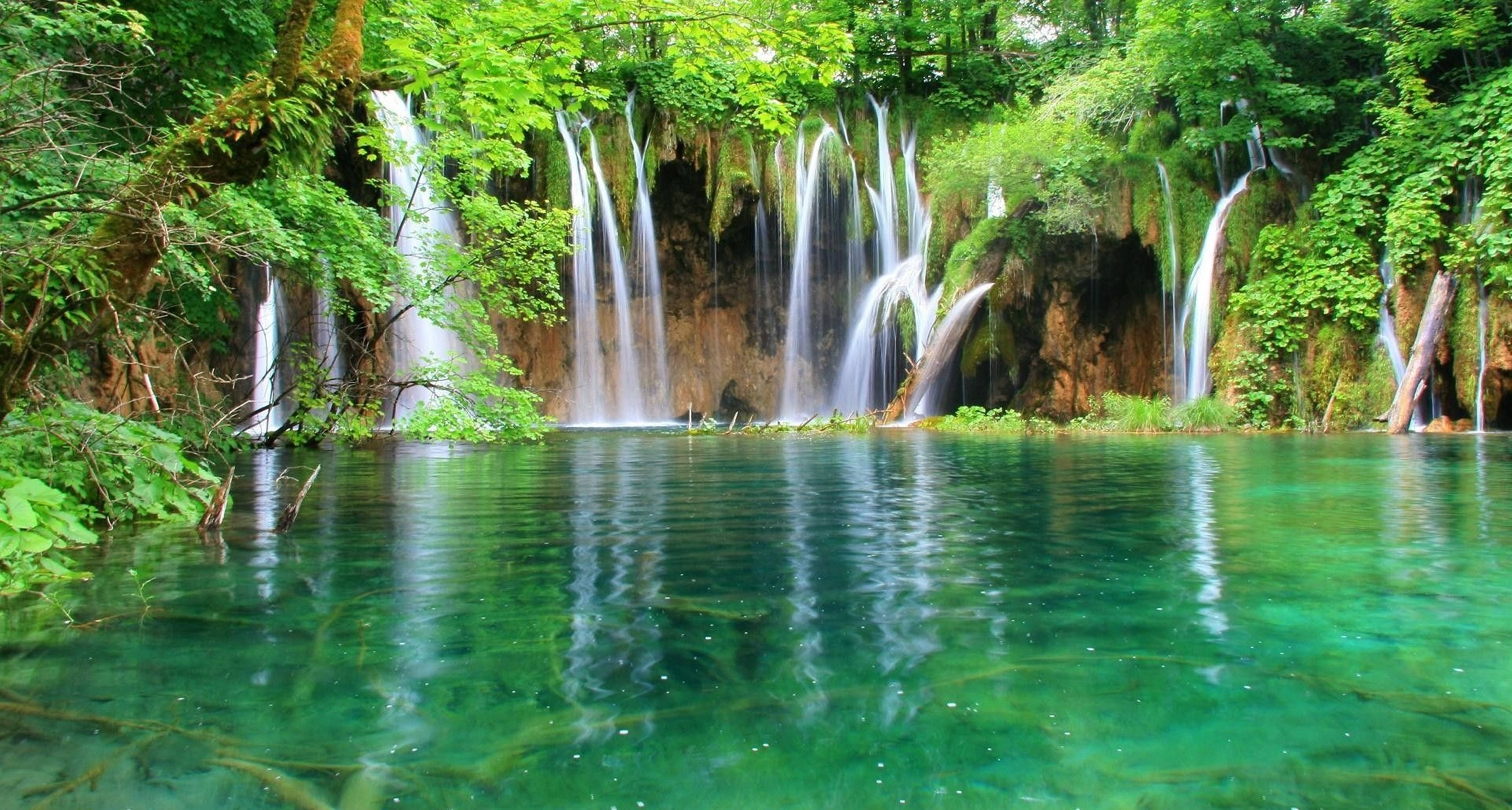 Національний парк Плітвіцькі озера HD водоспад Шпалери