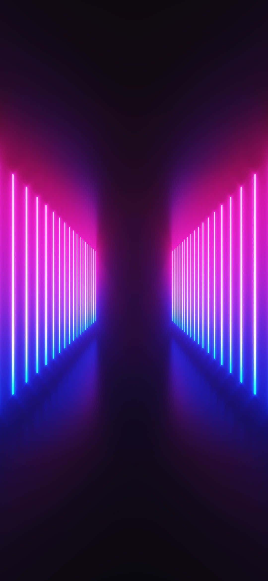 Неоновая градиентная футуристическая научно-фантастическая дорожка Шпалери